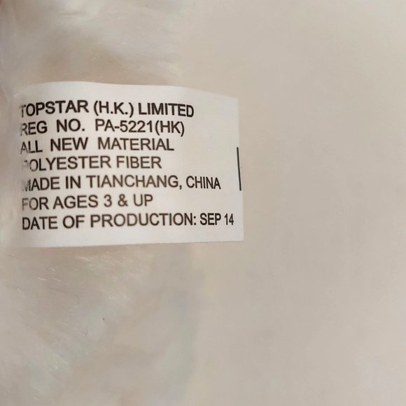 Topstar White Bunny Rabbit 15" Spring Stuffed Animal Plush Soft Pet Carrot - Picture 7 of 9